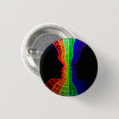 Die Fontäne aus Liebe fluoreszierend farbiger Rege Button (Vorne & Hinten)