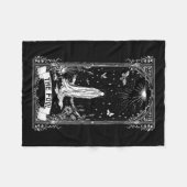 Die Fool Ghost Cotattcore-Tarot-Karte Hauptarcana Fleecedecke (Vorderseite (Horizontal))