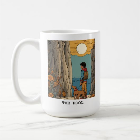 DIE FOOL - TAROT-KARTE KAFFEETASSE (Links)