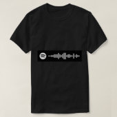 Die For You - The Weekend Spotify code Sticker.png T-Shirt (Design vorne)