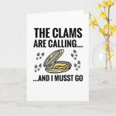 Die Forderungen lauten, und ich muss gehen| Clam D Karte (Gelbe Blume)