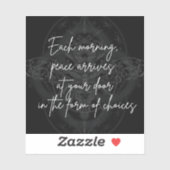 Die Form der Erinnerung Aufkleber (Blatt)