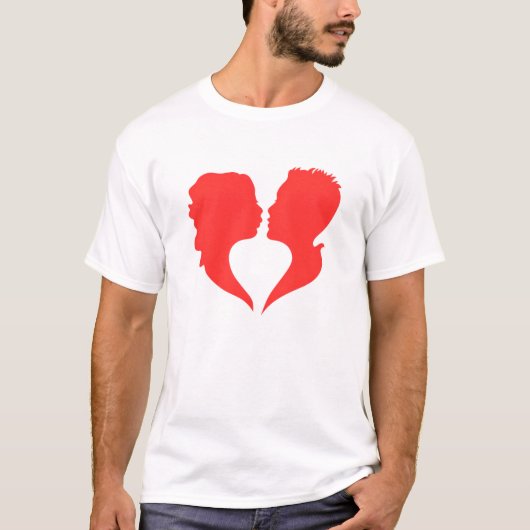 Die Form der Liebe T-Shirt (Vorderseite)
