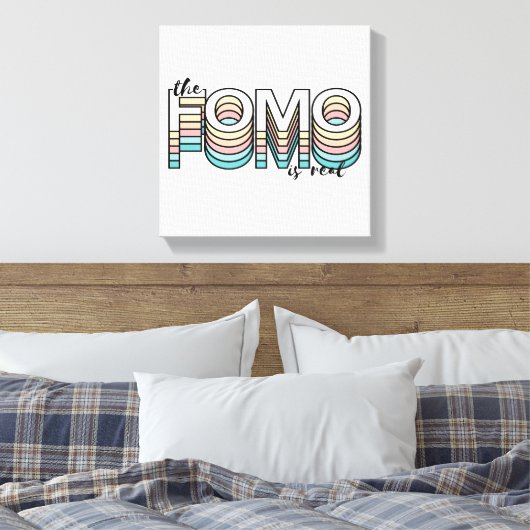 Die Form ist echte Pastel Moderne Typografie Leinwanddruck (Insitu (Schlafzimmer))