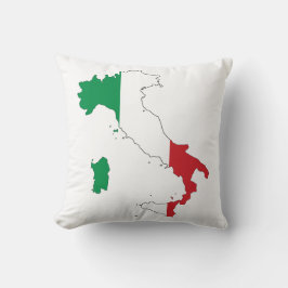 Die Form Italiens Kissen