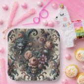 Die Formalen Unholde – Gothic Floral Design Pappteller (Party)