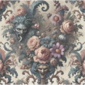 Die formellen Feinde – Gothic Floral Design Aufkleber (Vorderseite)