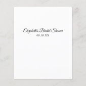 Die Formulierung der Braut | Brautparty Game (Rückseite)