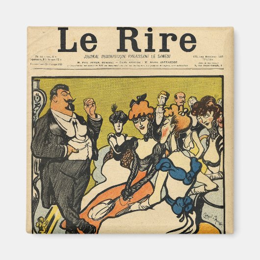 Die Forscher von der Titelseite von Le Rire Magnet (Vorne)