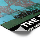 Die Forth Bridge - Nordost-Bahn Poster (Ecke)