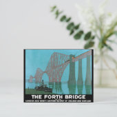 Die Forth Bridge - North Eastern Railway Postkarte (Stehend Vorderseite)