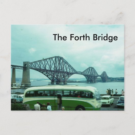 Die Forth Bridge Postkarte (Vorderseite)