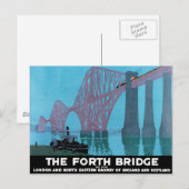 Die Forth Bridge Postkarte (Vorne/Hinten)