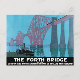 Die Forth Bridge Postkarte