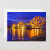 Die Forth Bridge, Schottland Postkarte (Vorne/Hinten)