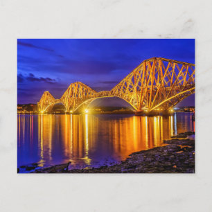 Die Forth Bridge, Schottland Postkarte