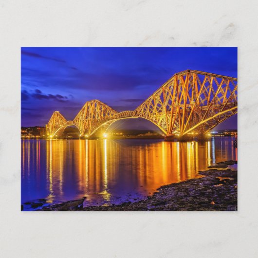 Die Forth Bridge, Schottland Postkarte (Vorderseite)