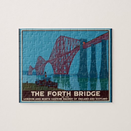 Die Forth Bridge Schottland Puzzle (Horizontal)