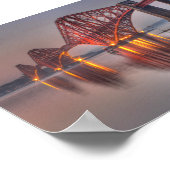 Die Forth Rail Bridge Poster (Ecke)