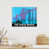 Die Forth Road Bridge Poster (Küche)