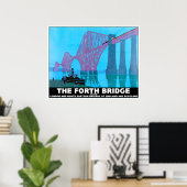 Die Forth Road Bridge Poster (Heimbüro)