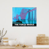 Die Forth Road Bridge Poster (Küche)