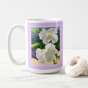 Die Foto-Bibel der Weißen Blume Verse Gottes Segen Kaffeetasse