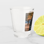 Die Foto-Klasse Ihres Abschlusses Schnapsglas (Links)