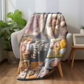 Die FotoCollage Brown hat alles Fleecedecke