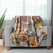 Die FotoCollage Brown hat alles Fleecedecke