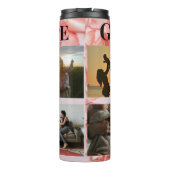 Die Fotocollage der Moderne Beste Mama aller Zeite Thermosbecher (Rückseite)