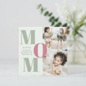 "Die FotoCollage der Neuen Mutter | MAMAS - Feiertagskarte (Stehend Vorderseite)