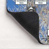 Die Fotos der vier Generationen bleifreie Winterfa Mousepad (Ecke)