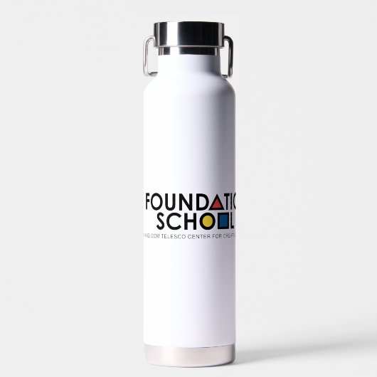 Die Foundations School an der CCE Wasserflasche Trinkflasche (Vorne)