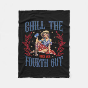 Die Fourth Out Retro 4. Juli Unabhängigkeitstag Fleecedecke
