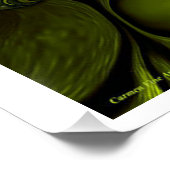 "Die Frage der Ausschreibung", glänzendes Poster (Ecke)