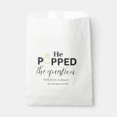 Die Frage stand auf der Seite seiner Anhängerin Geschenktütchen (Vorderseite)