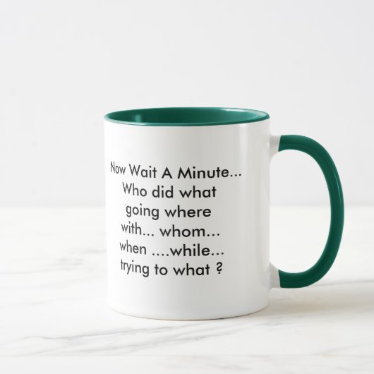 Die Fragen-Tasse Tasse (Rechts)
