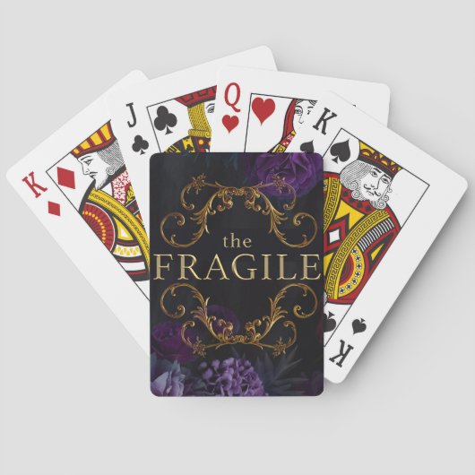 Die Fragilität Spielkarten (Rückseite)