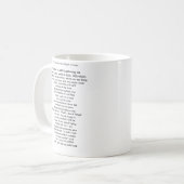 Die fragliche Lage der Mann-Tasse Kaffeetasse (Vorderseite Links)
