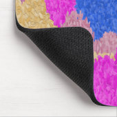 Die fragmentierte Herz-Abstrakte Malerei Mousepad (Ecke)