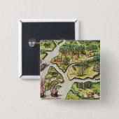 Die Franzosen kommen im königlichen Hafen an Button (Vorne & Hinten)