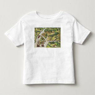 Die Franzosen kommen im königlichen Hafen an Kleinkind T-shirt