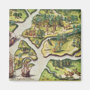 Die Franzosen kommen im königlichen Hafen an Magnet