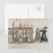 Die Franzosen sehen "Long Live Freedom or Die" Postkarte (Vorne/Hinten)