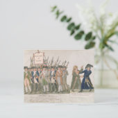 Die Franzosen sehen "Long Live Freedom or Die" Postkarte (Stehend Vorderseite)