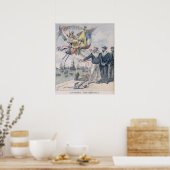 Die französisch-russische Entente Poster (Küche)