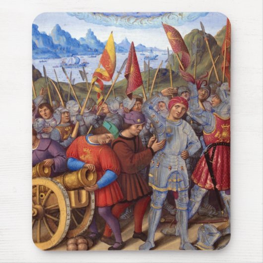 Die französische Armee bereitet sich auf den Krieg Mousepad (Vorne)