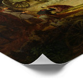 Die französische Armee reist mit dem Bernard-Pass Poster (Ecke)