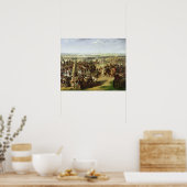 Die französische Armee zieht die Rosbachsäule heru Poster (Küche)